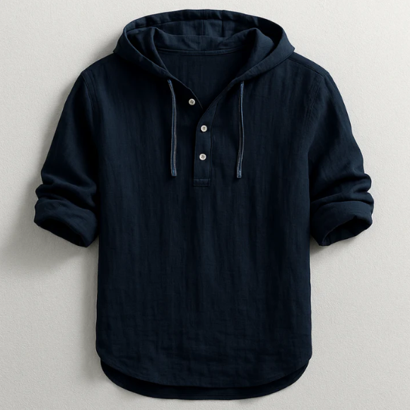 Camicia leggera con cappuccio