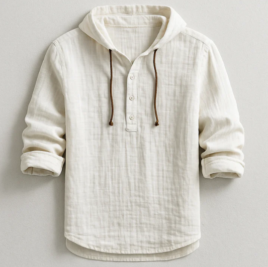 Camicia leggera con cappuccio