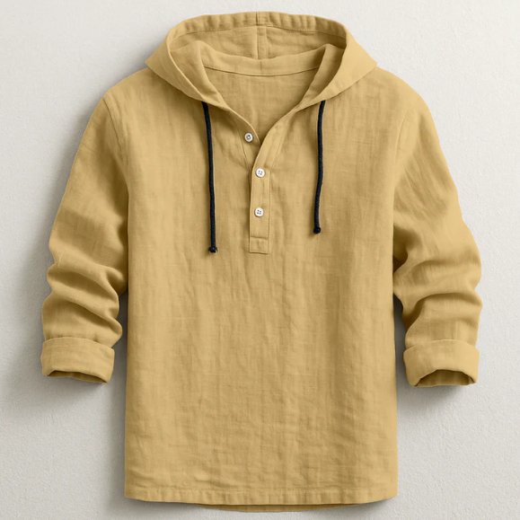 Camicia leggera con cappuccio