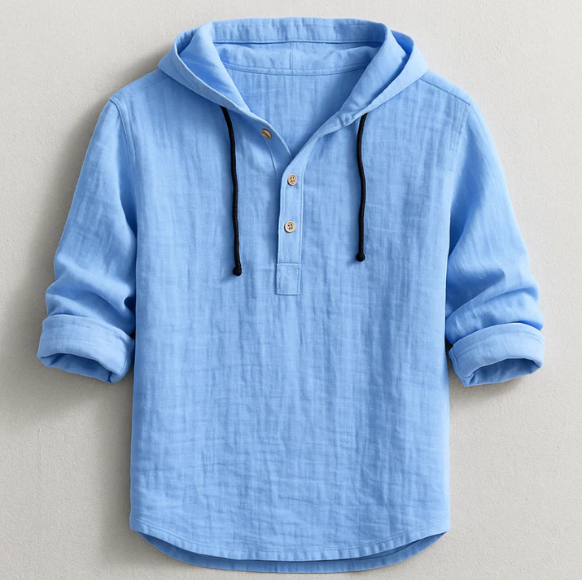 Camicia leggera con cappuccio