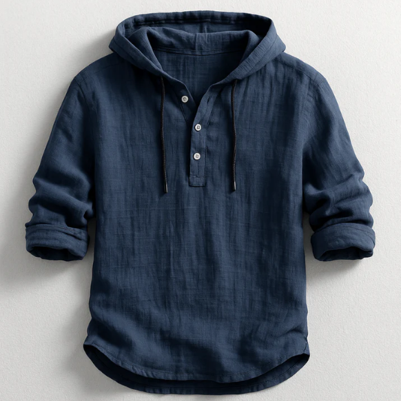 Camicia leggera con cappuccio